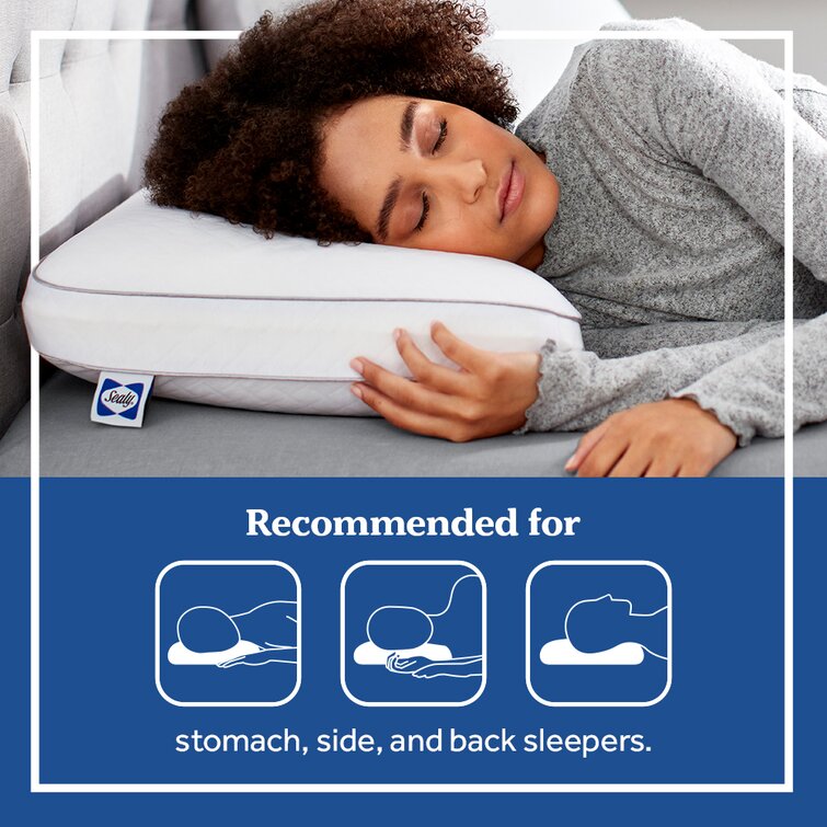 Serta gel memory hotsell foam pillow 2 pack